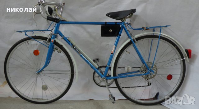 Ретро велосипед марка ХВЗ Модел Турист Tourist произведен 1987 год. В СССР.  27 цола употребяван, снимка 1 - Велосипеди - 39858906