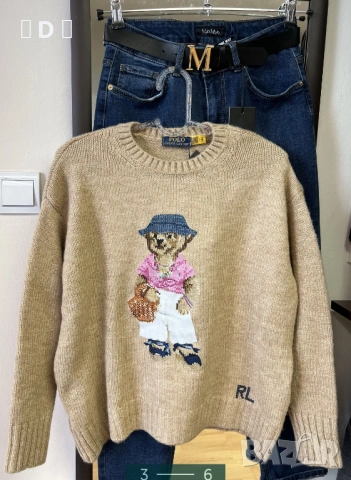 Ralph Lauren Bear пуловер L