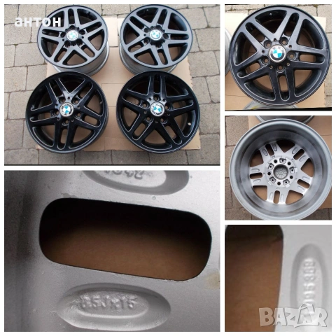 Спортни джанти БМВ черни 