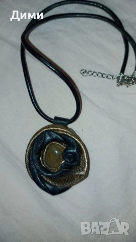 Комплекти бижута естествена кожа, кристали и камък, снимка 9 - Бижутерийни комплекти - 44640254