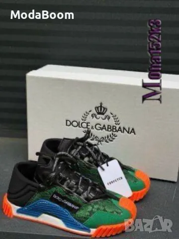 Dolce & Gabbana естествен велур дамски маратонки 