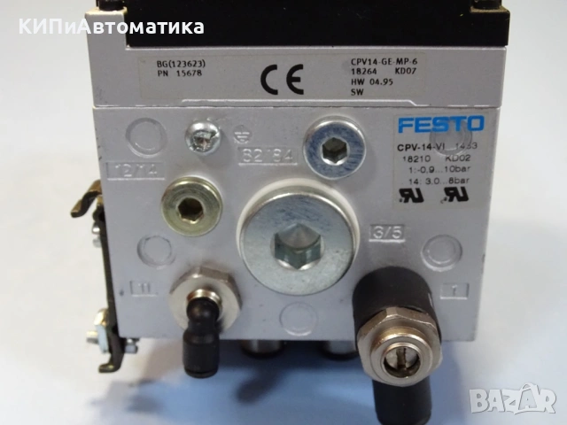 пневматичен терминал/контролер Festo CPV-14-VI, CPV 14-CE-FB-6 Valve Controller, снимка 5 - Резервни части за машини - 53151346