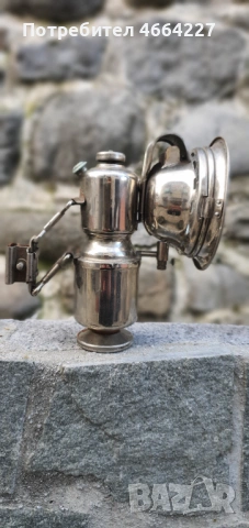 Антична карбидна лампа Scharlach за велосипед , снимка 6 - Велосипеди - 53726031