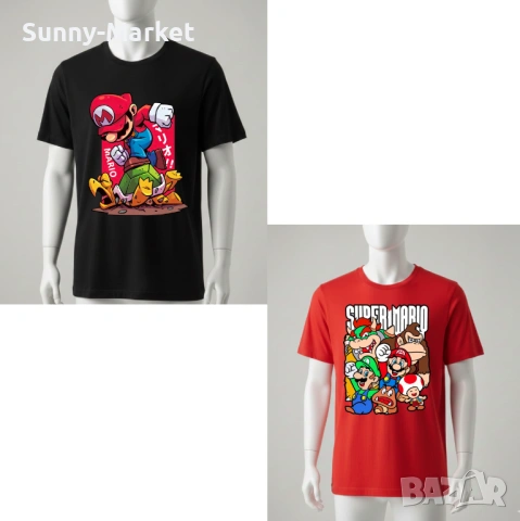 Супер МАРИО детски тениски и блузи , Super MARIO, снимка 12 - Детски тениски и потници - 53584373