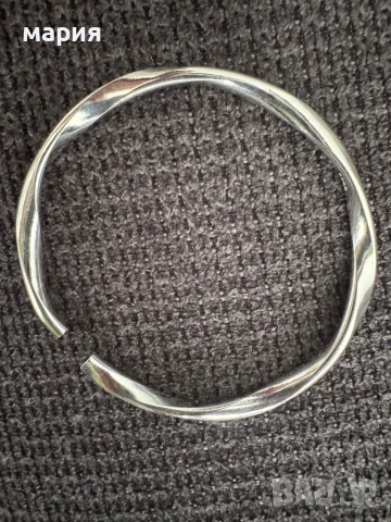 Нова сребърна гривна, снимка 1