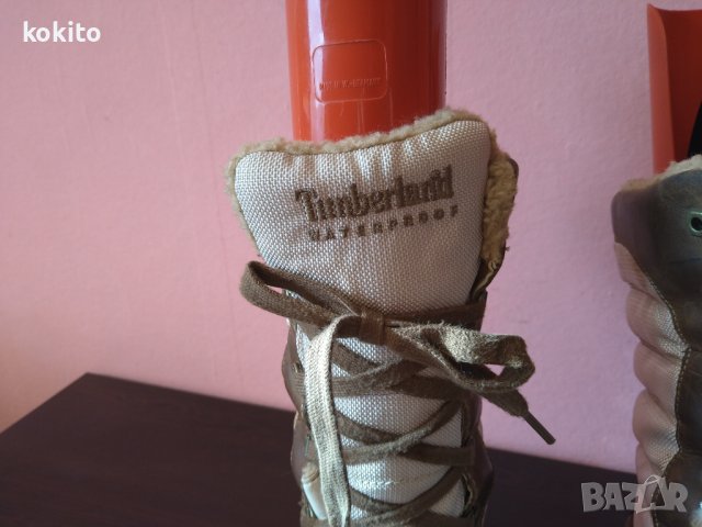 Timberland waterproof - оригинални ботуши 38.5 номер Промоция - 20 лв , снимка 3 - Дамски ботуши - 42388318