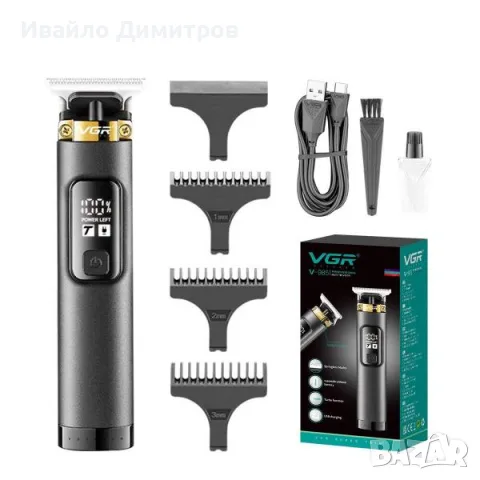 МАШИНКА ЗА ПОДСТРИГВАНЕ VGR, V-985, ТУРБО ФУНКЦИЯ, снимка 2 - Машинки за подстригване - 56072809