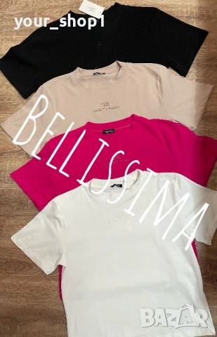 Дамска тениска Elisabetta Franchi , снимка 2 - Тениски - 53606420