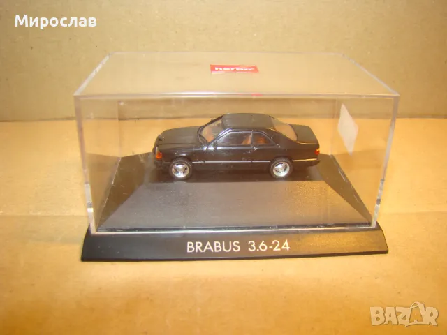 HERPA H0 1/87 MERCEDES BENZ BRABUS МОДЕЛ КОЛИЧКА ИГРАЧКА