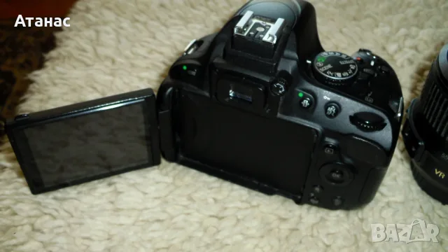 Фотоапарат NIKON D5200 + обектив NIKON 18-55mm AF-S DX VR, снимка 4 - Фотоапарати - 49099948