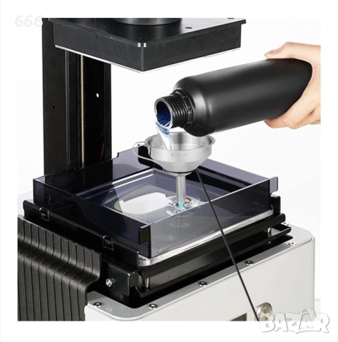 Фуния от неръждаема стомана + Филтър за смола 3D принтер