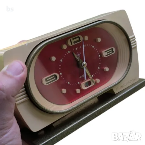 Ретро механичен будилник Diamond (обслужен), снимка 3 - Антикварни и старинни предмети - 50106380