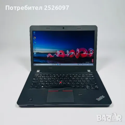 Лаптоп Lenovo ThinkPad E450/i7-5500u/12GB RAM/128GB SSD/Подсветка, снимка 1 - Лаптопи за работа - 48941501