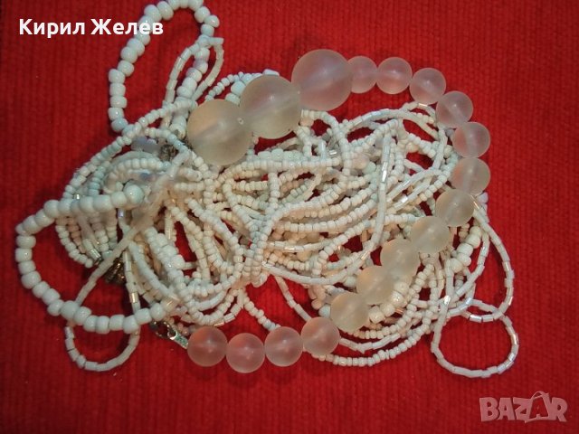 МЪНИСТА и ПЛАНИНСКИ КРИСТАЛ СТАРО КОЛИЕ ПОСРЕБРЕНО 63031, снимка 3 - Колиета, медальони, синджири - 29637078