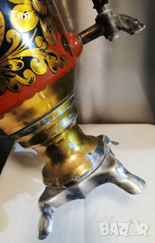 Руски самовар Хохлома , снимка 5 - Антикварни и старинни предмети - 53306277