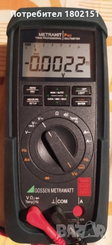 GOSSEN METRAWATT METRAHIT PRO, снимка 8 - Друга електроника - 52477194