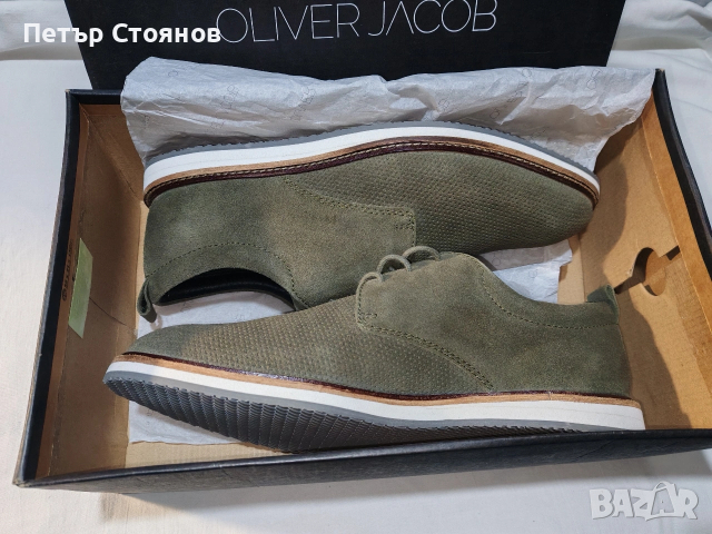 Елегантни мъжки обувки Oliver Jachob №43, снимка 11 - Ежедневни обувки - 53630081