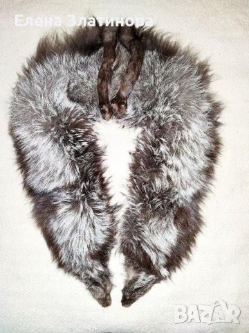 Шал яка от сребърна лисица, снимка 4 - Шалове - 40301366