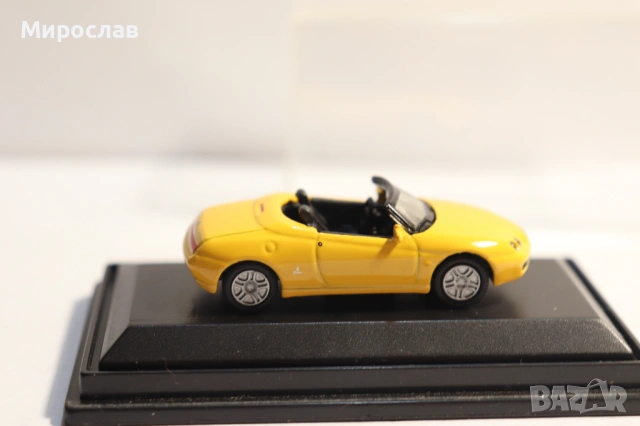 SCHUCO?? H0 1/87 ALFA ROMEO SPIDER КОЛИЧКА КАМИОН МОДЕЛ, снимка 4 - Колекции - 53201210