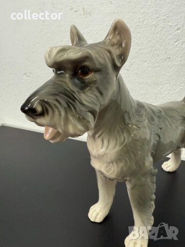 Порцеланова фигура на Шнауцер. №7483, снимка 3 - Колекции - 52048852
