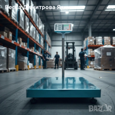 Електронен кантар с платформа до 1000 кг