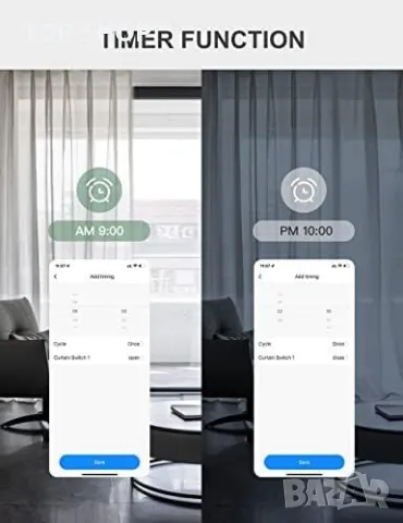 WiFi модул за управление на щори MAXCIO QS WiFi C02, снимка 5 - Други - 49217133