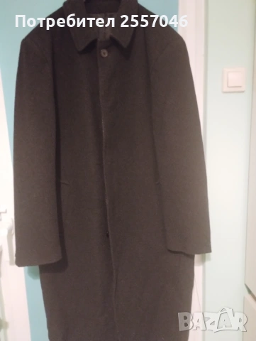 Мъжко дълго вълнено палто 