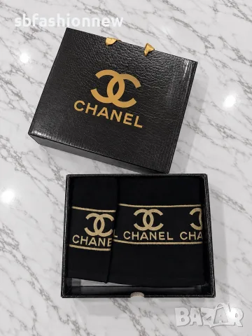 Chanel кърпи в кутия, снимка 2 - Хавлиени кърпи - 56081981
