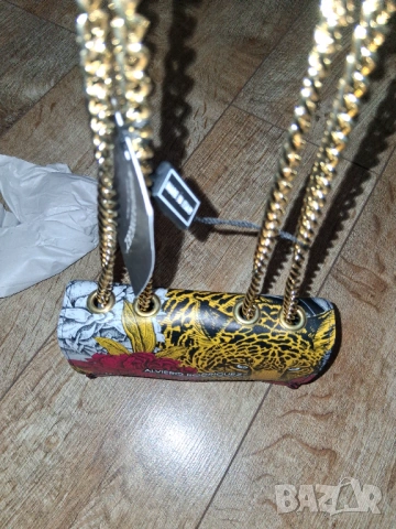 дамска чанта Alviero Rodriguez Borsa Madame Floral Leopard, снимка 7 - Чанти - 53716050