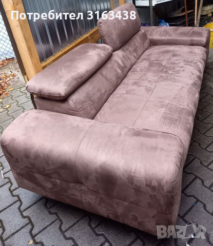 2 броя перфектни кафяви дивани, снимка 4 - Дивани и мека мебел - 36290264