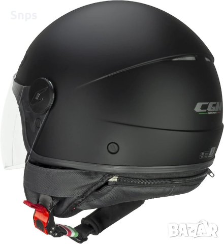 Каска за мотор CGM с дълга козирка L - 58 см, снимка 5 - Аксесоари и консумативи - 41123067
