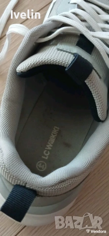 Мъжки сиви ежедневни обувки като нови, размер 44, снимка 3 - Маратонки - 53653333