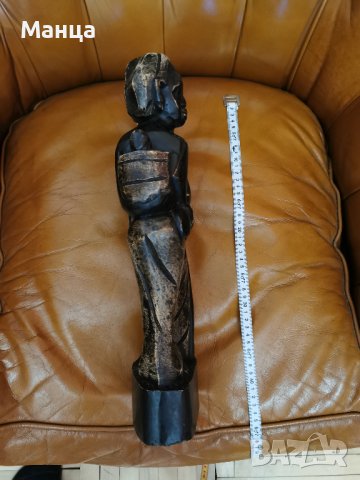 Африканска статуетка от Гана, снимка 3 - Антикварни и старинни предмети - 38707945