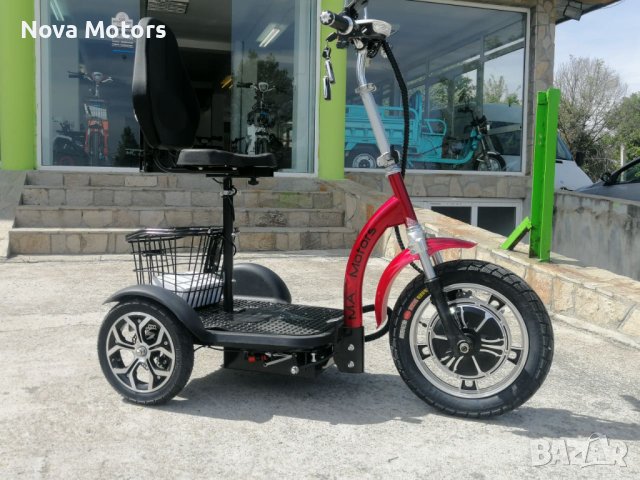 Електрическа Триколка А3 500W RED (с предно предаване) Nova Motors