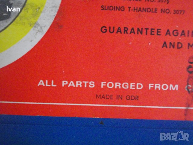 Made in GDR-Старо Качество Немска Гедория/Гидория-Инструменталиум-11-32мм-25 части-Хром-Ванадиум, снимка 5 - Други инструменти - 40343264