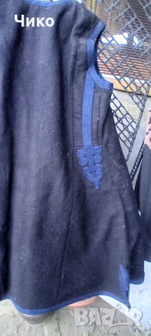 Женски дълъг елек ментан със кожи и гайтани, снимка 13 - Антикварни и старинни предмети - 53801405