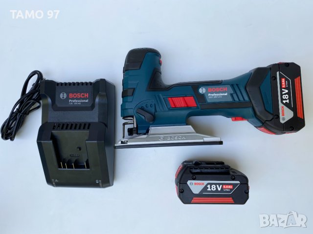 BOSCH GST 18V-Li S - Акумулаторен прободен трион 2x18V 5.0Ah, снимка 2 - Други инструменти - 41373118