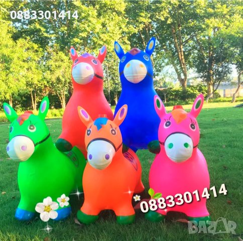 Конче за скачане Музикално магаре за скачане със звук и светлини , снимка 2 - Играчки за стая - 42278611