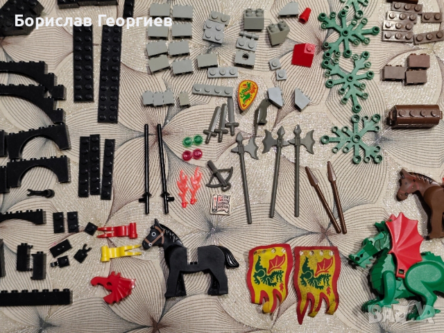 Лего 6076 Lego dragon knights dark dragons den 1993 г, снимка 5 - Конструктори - 53437811