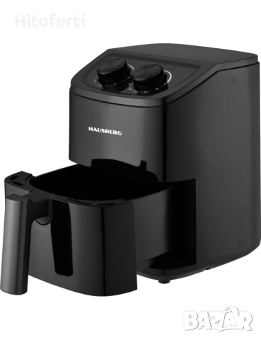 Фритюрник с горещ въздух Hausberg HB-2352NG, снимка 3 - Фритюрници - 53649303