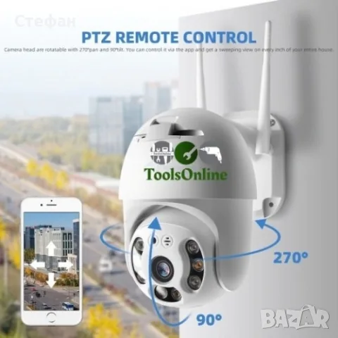 WiFi IP камера DH-8 Smart Camera Full HD IP66, 5 MPix, снимка 2 - IP камери - 55969582