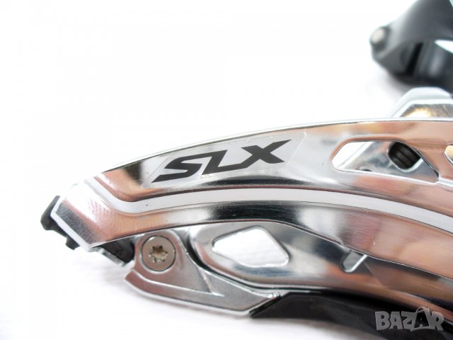 Shimano SLX FD-M677 2x10 декланшор за МТБ планински байк, 34.9mm clamp, снимка 3 - Части за велосипеди - 34544710