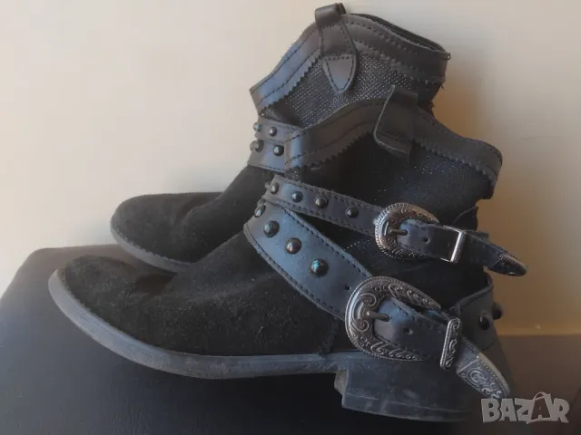 Луксозни дамски боти естествена кожа, снимка 8 - Дамски боти - 48984369