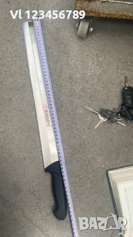 Огромен професионален турски нож 430х590 мм /дюнер /, снимка 3 - Прибори за хранене, готвене и сервиране - 50730417