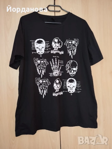Две тениски с черепи