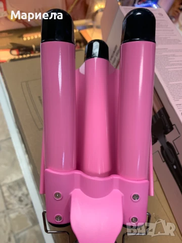 Ретро преса до 210°С / Ретро преса с 3 цилиндъра х 25мм., снимка 7 - Преси за коса - 51176906