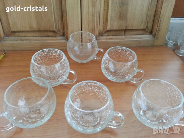 Стъклени чаши  за чай. , снимка 7 - Антикварни и старинни предмети - 34262335