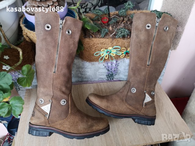 Ботуши Red Adair 37 н. Естествен велур, снимка 1