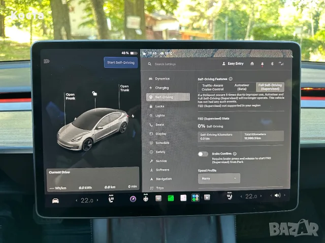 Tesla Model 3 SR+ PPF FSD Matrix, снимка 11 - Автомобили и джипове - 56338277