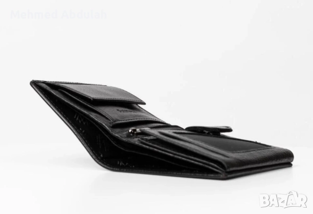 Мъжки портфейл с Rfid защита от естествена кожа, снимка 7 - Портфейли, портмонета - 52620430